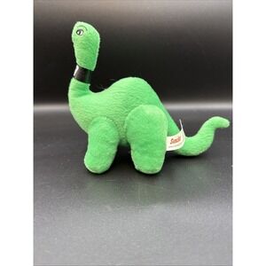 Sinclair Gas Oil Mascot Green Brontosaurus Dinosaur 6x7" Promotional Plush